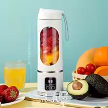 Elektryczny kubek do wyciskania soku Przenośny bezprzewodowy blender do owoców Mini wielofunkcyjna sokowirówka kuchenna Ładowanie przez USB Kubek do wyciskania soku na zewnątrz
